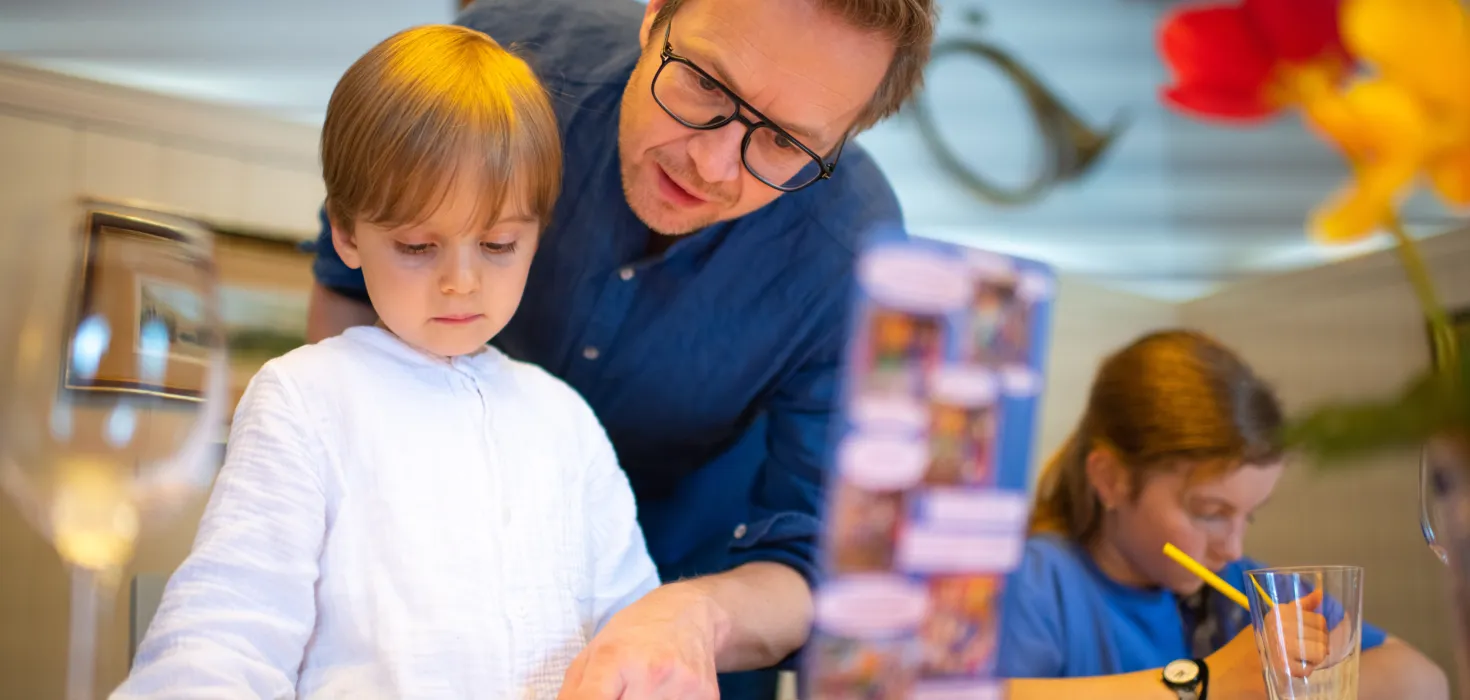 Die Kinderspeisekarte in der Schwedenschenke