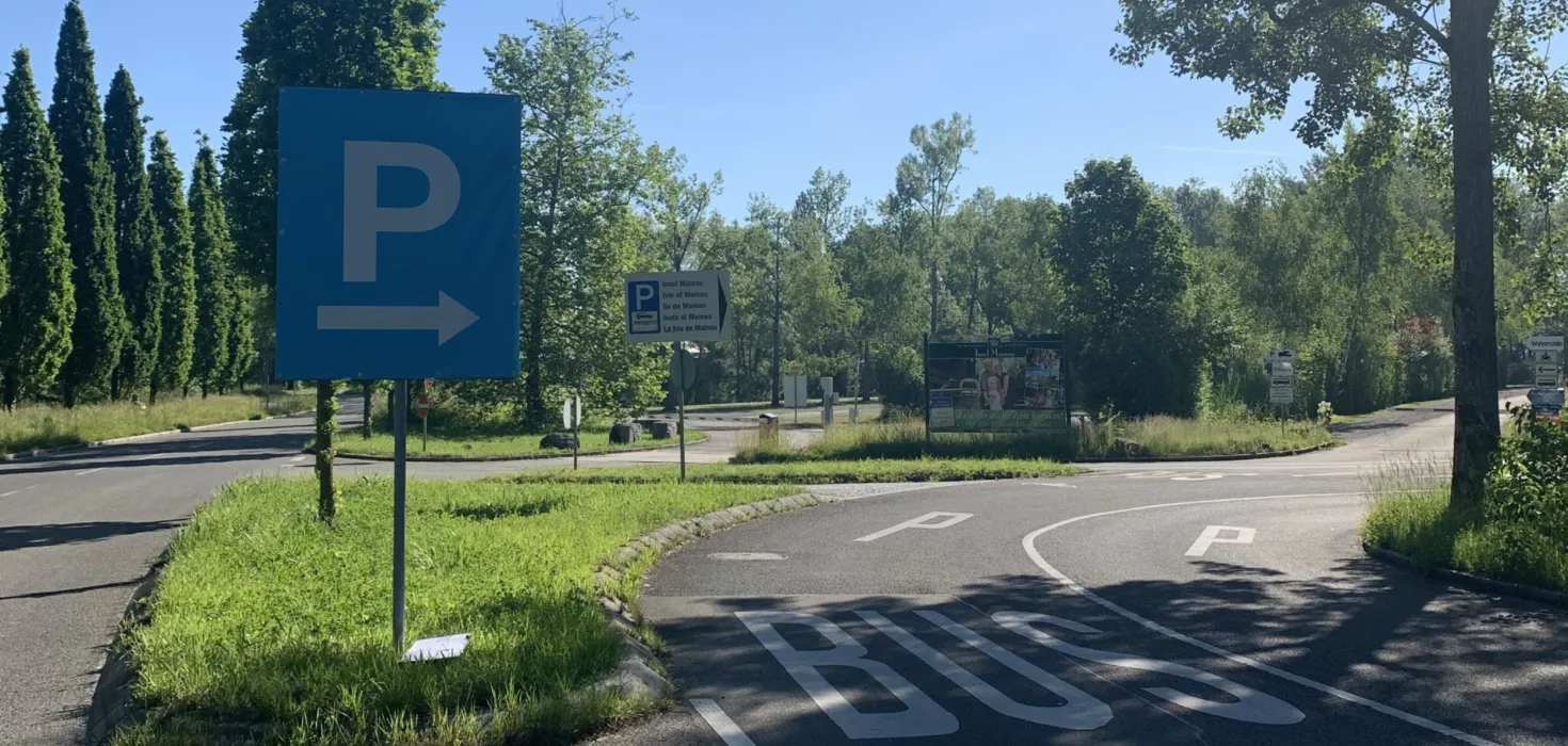 Parken auf der Insel Mainau