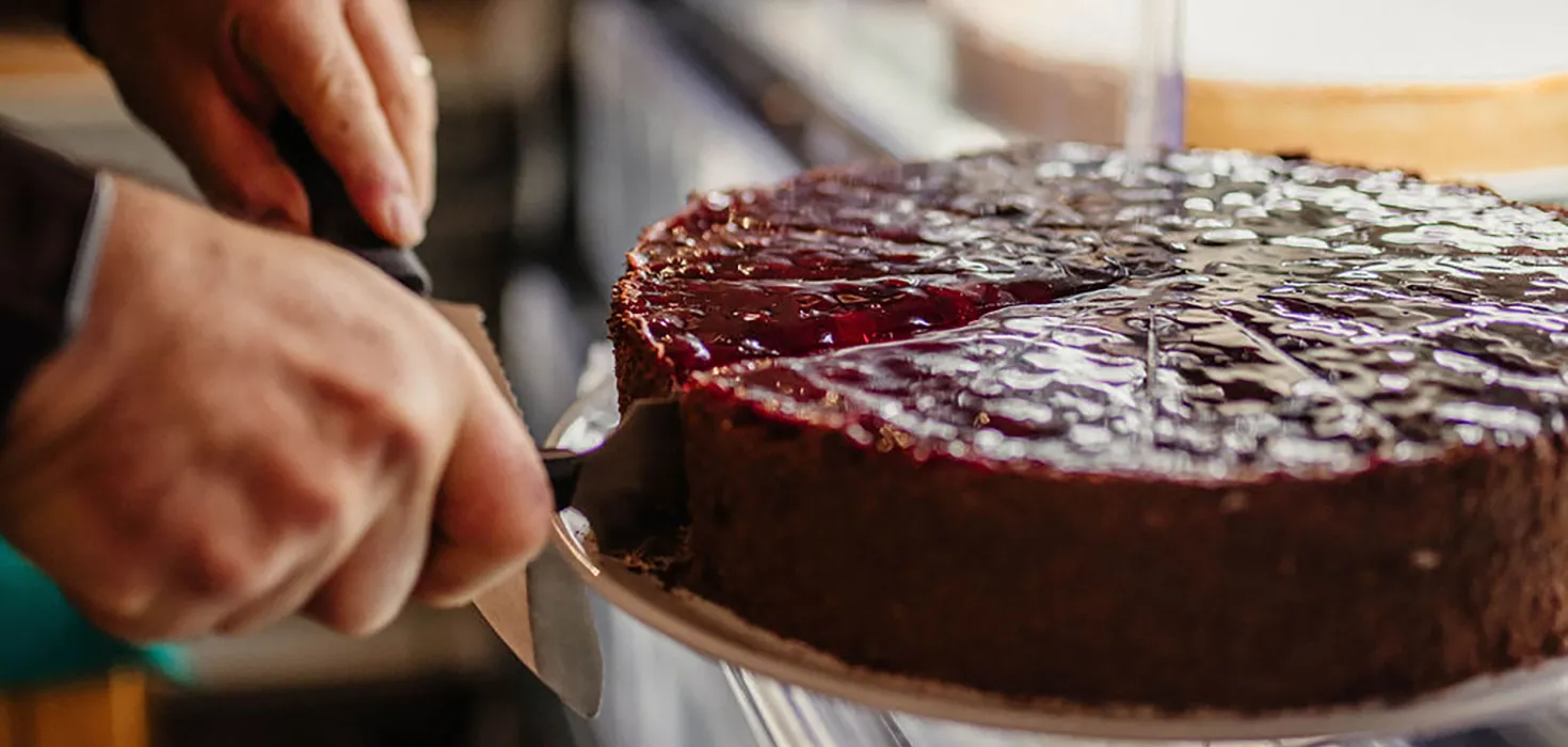 Kuchen im Schlosscafé
