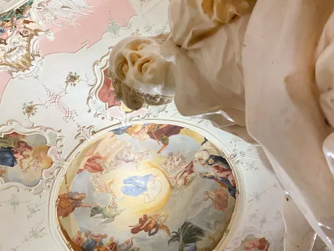 Innenansicht Schlosskirche St. Marien auf der Insel Mainau