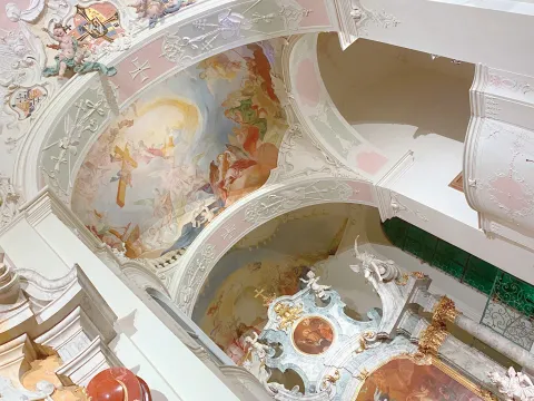 Innenansicht Schlosskirche St. Marien auf der Insel Mainau