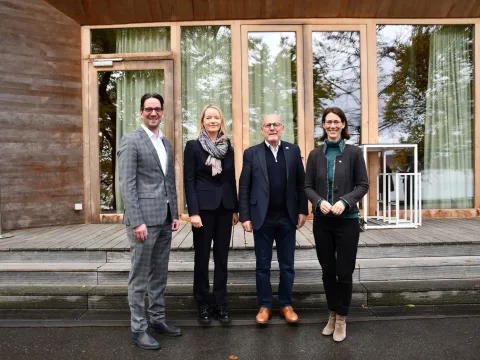 Gräfin Bettina und Graf Björn Bernadotte beim Mainauer Klimadialog