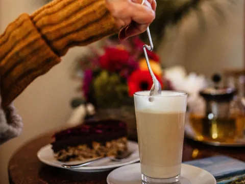 Kaffee im Schlosscafé