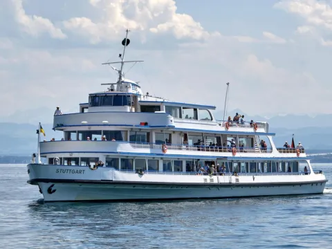 Die "MS Stuttgart" auf dem Bodensee