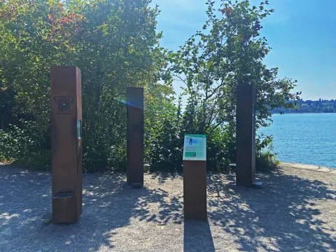 Wasserstation auf der Insel Mainau
